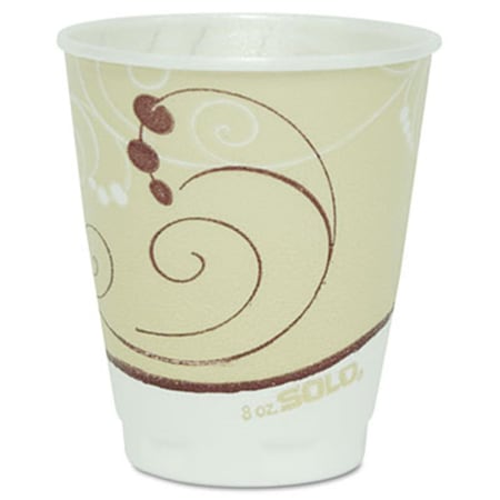 Tistheseason Hot Cups- Symphony Design- 8 oz.- Beige TI3344627